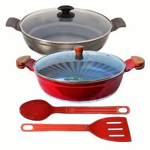 Jogo Frigideiras Antiaderente em Cerâmica AAeAM 30cm T03 N02