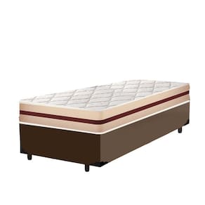 Cama Box Solteiro King + Colchão De Molas Ensacadas - Anjos - Classic Mola Ensacada - 96x203x61cm