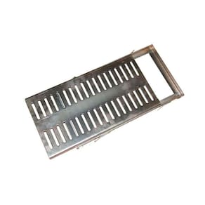 Ralo Grelha e Castilho de Aço Galvanizado Chapa 2mm 20x100cm