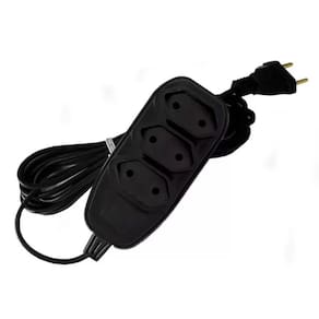 Extensão de energia Ilumi PL 3 mts preta 17912
