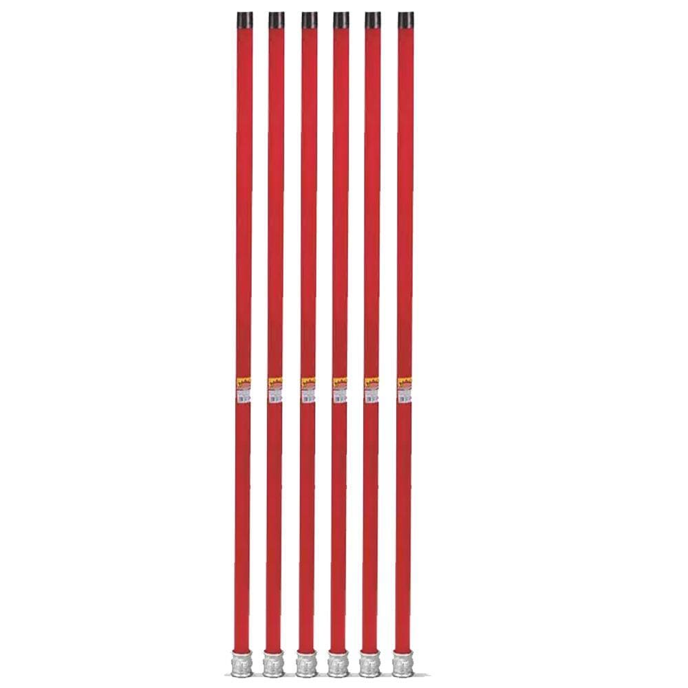 Kit 6 Extensor Para Cavadeira Trado Espiral 1 Polegada - Coroa