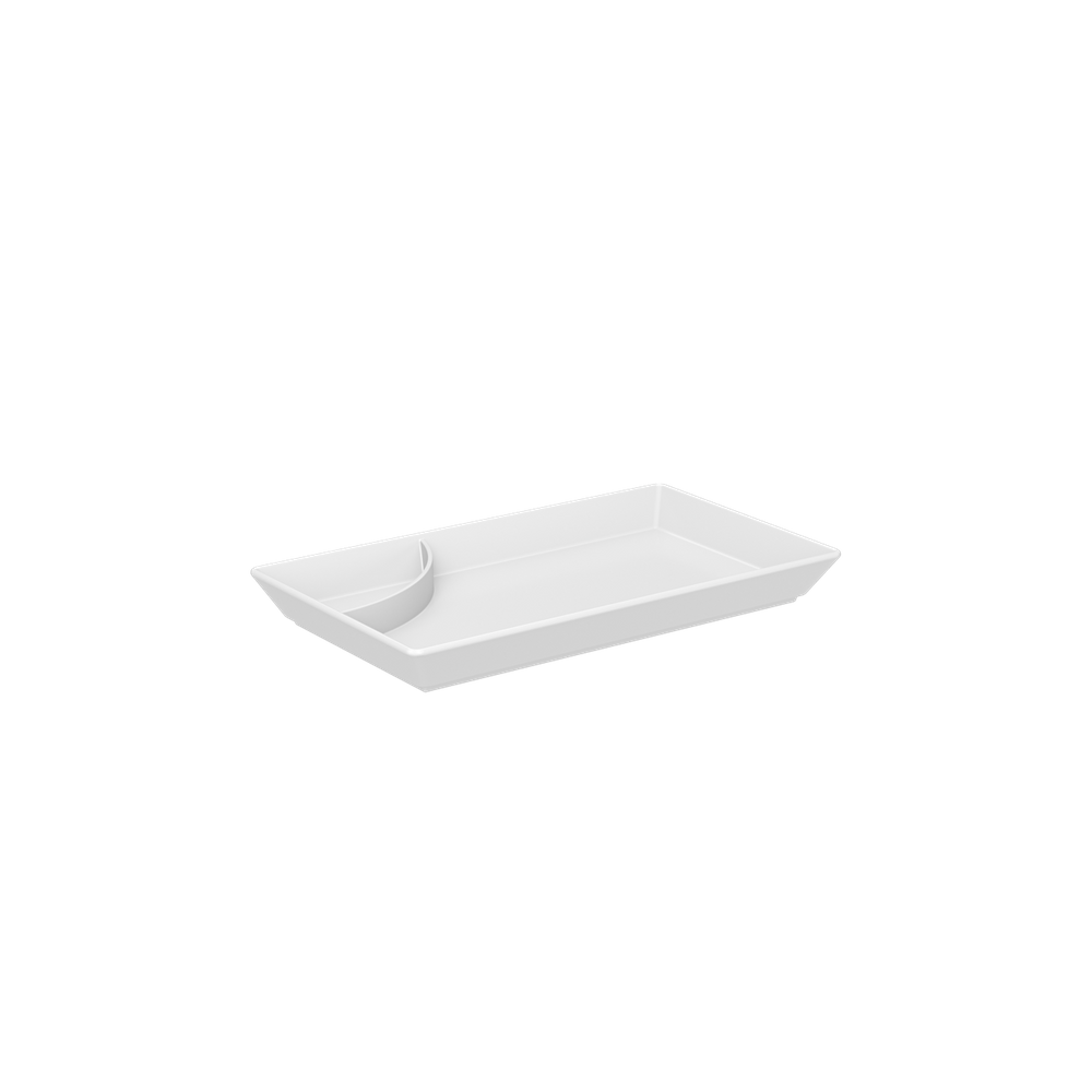 Prato Para Sushi Coza Uno 19,3 x 11,2 x 21,5 cm Branco