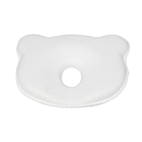 Travesseiro Infantil Viscoelástico Urso Branco Buba 16149