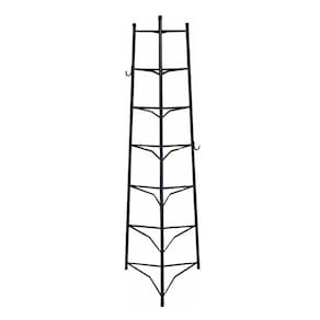 Tripé Porta Panelas Estrela Preto 7 Compartimentos 126cm