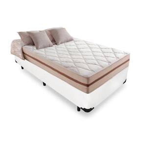 Cama Box Solteiro + Colchão de Molas - Anjos - Classic - 88x188x57cm