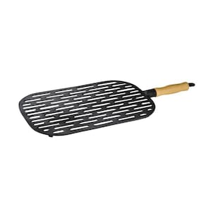 Grelha Vazada Oval Em Ferro Fundido 16x23 Cm Libaneza