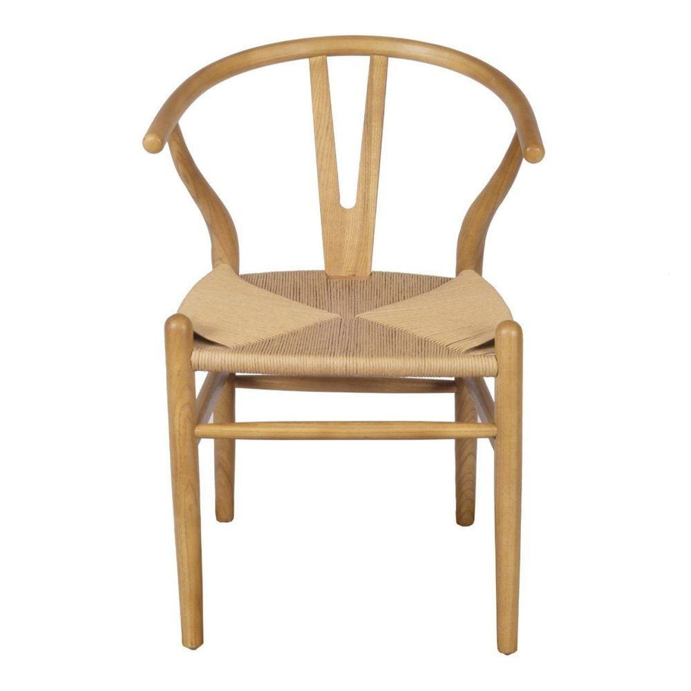 Cadeira Wishbone OR Design Bege