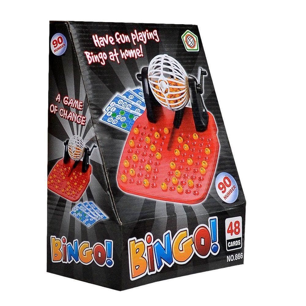 Jogo de Bingo Brinquedo Infantil com 48 Cartela e 88 bolinhas