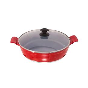 Frigideira Vermelho Antiaderente em Cerâmica Javali AA 30cm