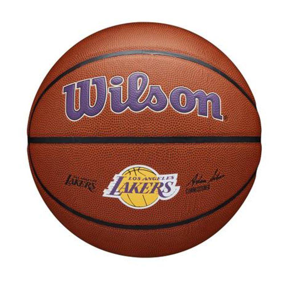 Minibola de Basquete Wilson NBA Los Angeles Lakers Dribbler em