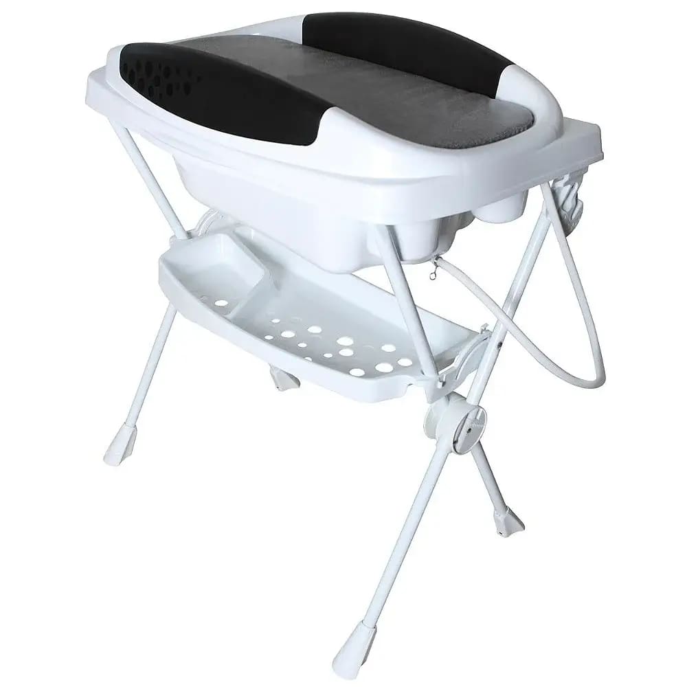 Banheira para Bebe com Trocador Galzerano Premium Plastica Grafite