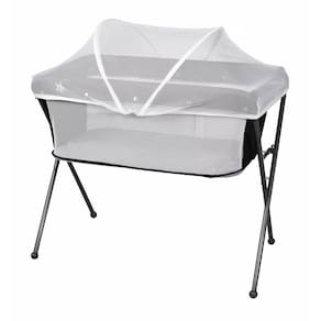 Berço Co-leito para Cama Compartilhada Galzerano Bari Cinza