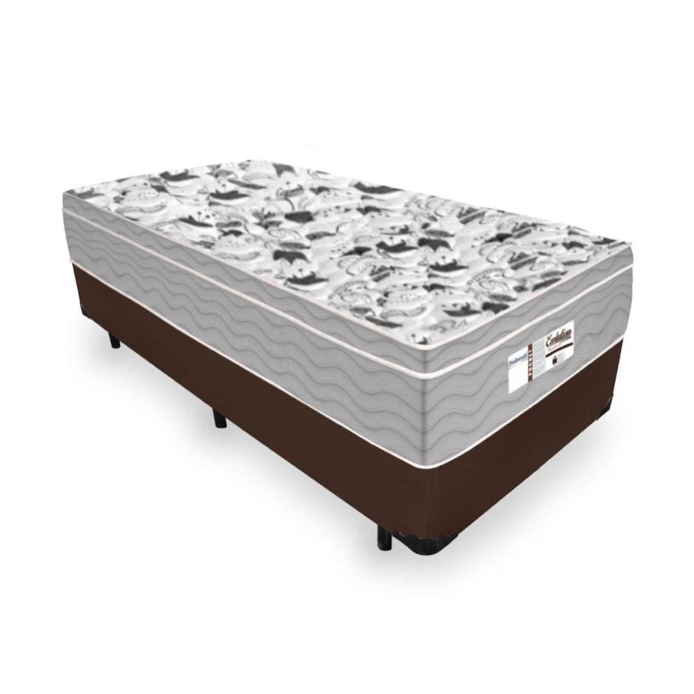Cama Box Solteiro + Colchão De Molas Ensacadas - Probel - Evolution 88x188x67cm