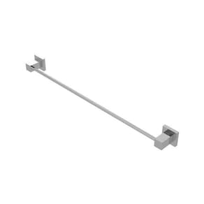 Porta Toalha Banho Rainha Semi Luxo Square Inox Preto
