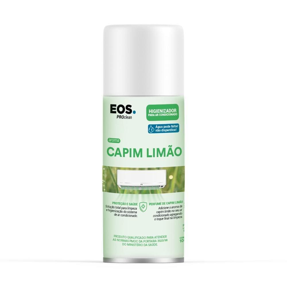 Higienizador EOS Proclean Ar Condicionado Split Aroma Capim limão