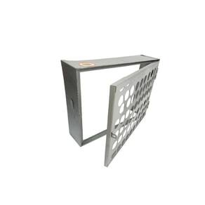 Proteção Hidrômetro Tela Moeda Com Porta Cadeado 60x40cm