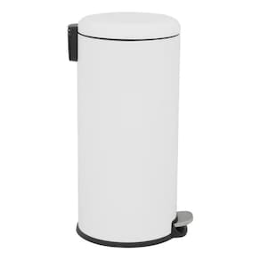 Lixeira Sobrepor Redonda Alta 28 L Branco 63x30cm