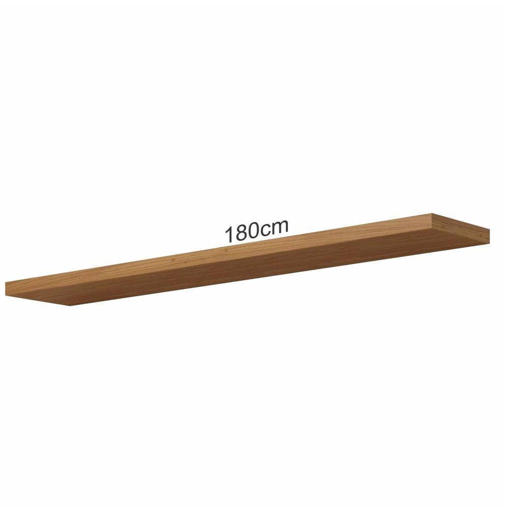 Prateleira MDF 3,8X180cm Marrom Pradel Móveis Freijó/Madeirado