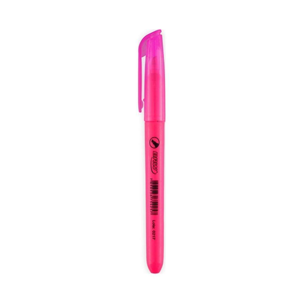 Caneta Marca Texto Neon Fluorescente BRW - Unidade