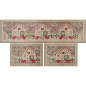 Jogo De Cozinha Rayza Sisal Look Village Kit Com 3 Peças