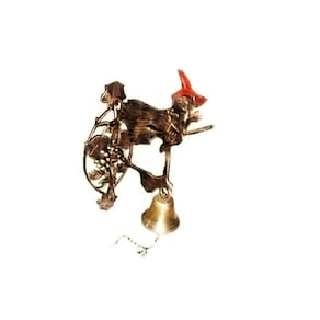 Sineta (sino) de Bronze de  Parede Modelo Bruxa de  Alumínio