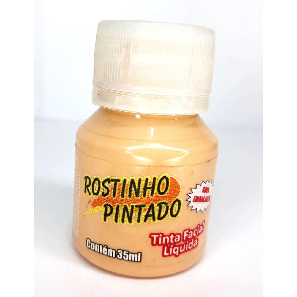 Tinta liquida p/ pintura facial 35 ml Rostinho Pintado