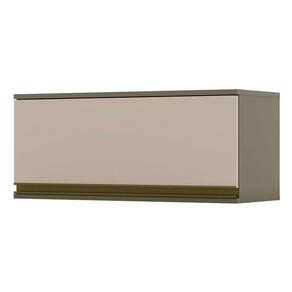 Armário Aéreo Évelin 1 Porta Basculante 80 cm Duna Cristal - Henn