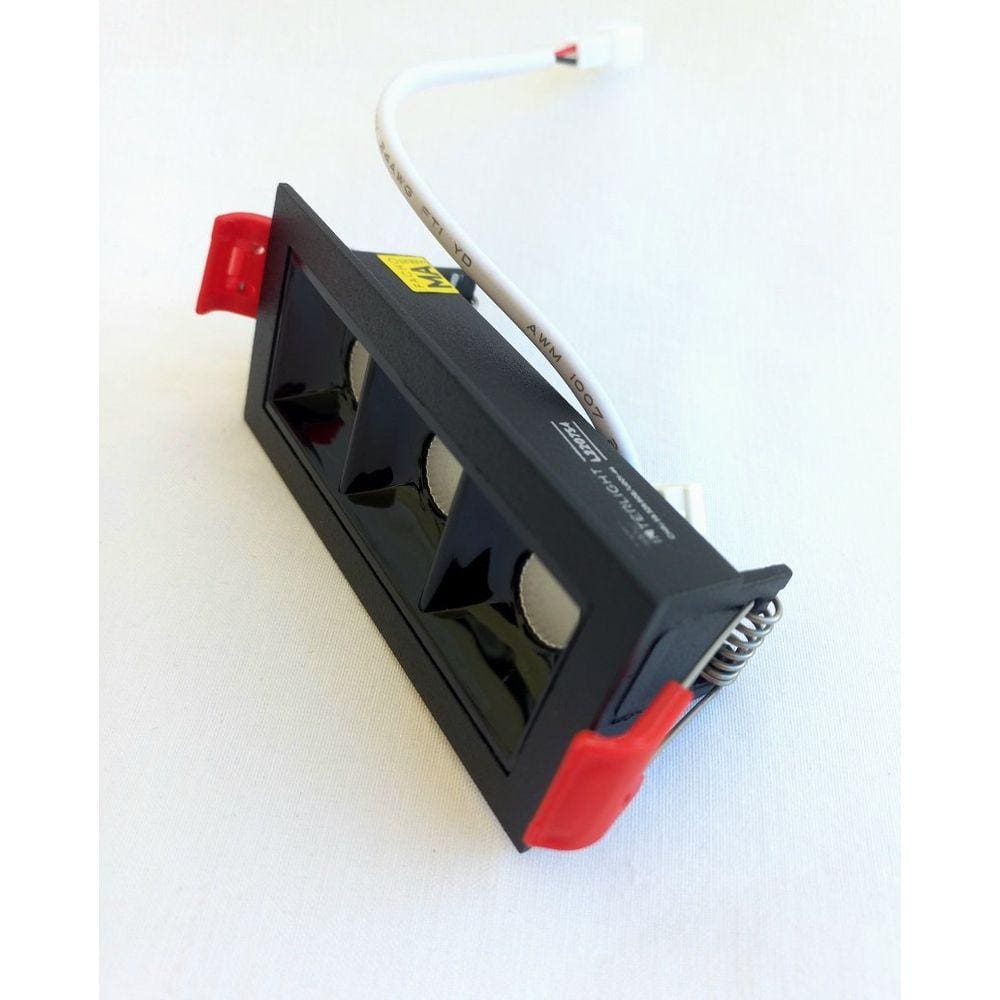 Spot Picco Led 7W 4000K 675Lm 48° Preto