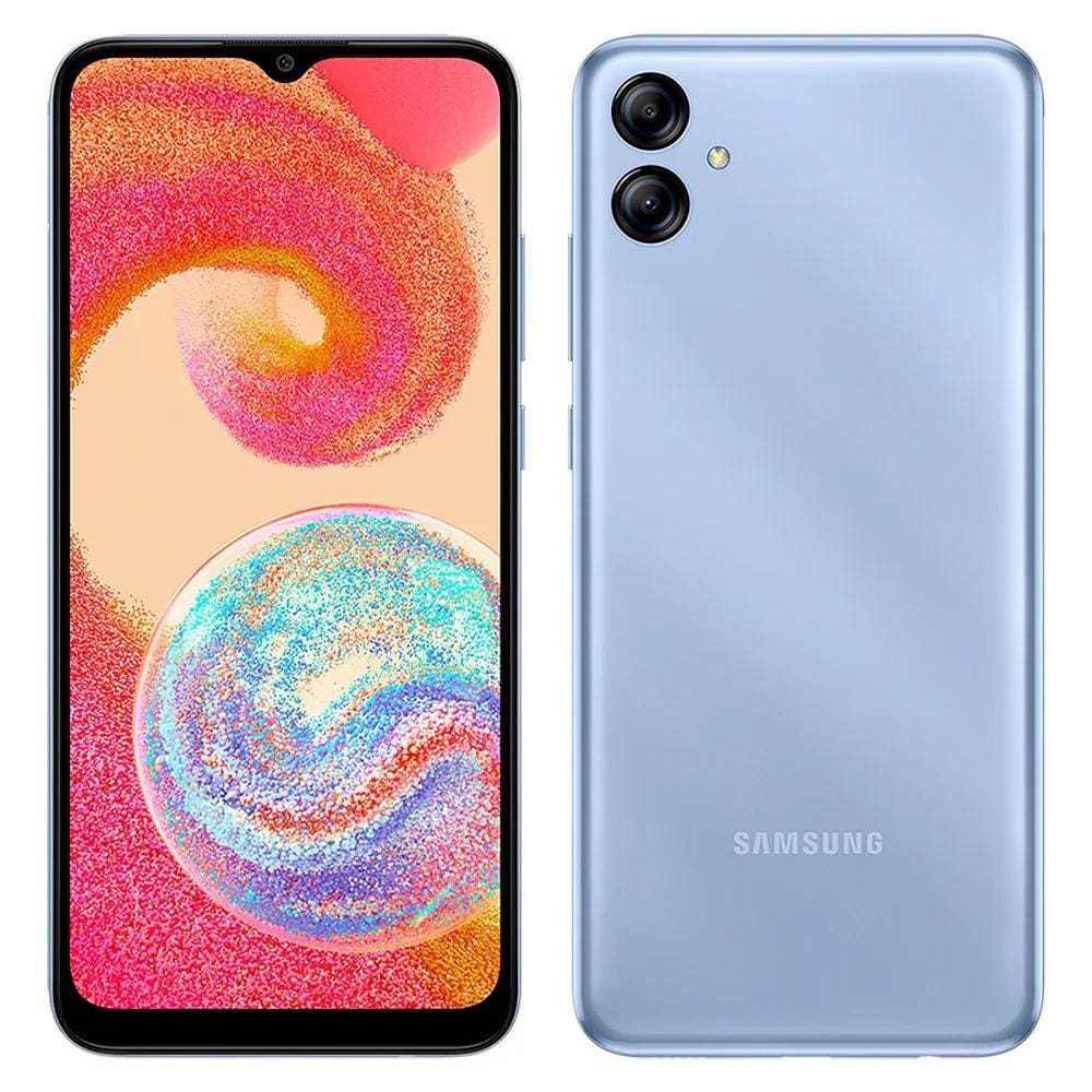 Smartphone Samsung Galaxy A04e Azul | Casas Bahia