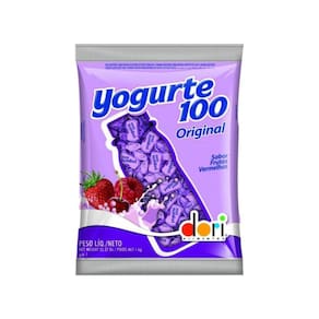Bala Yogurte 100 Frutas Veremelhas Dori 600g