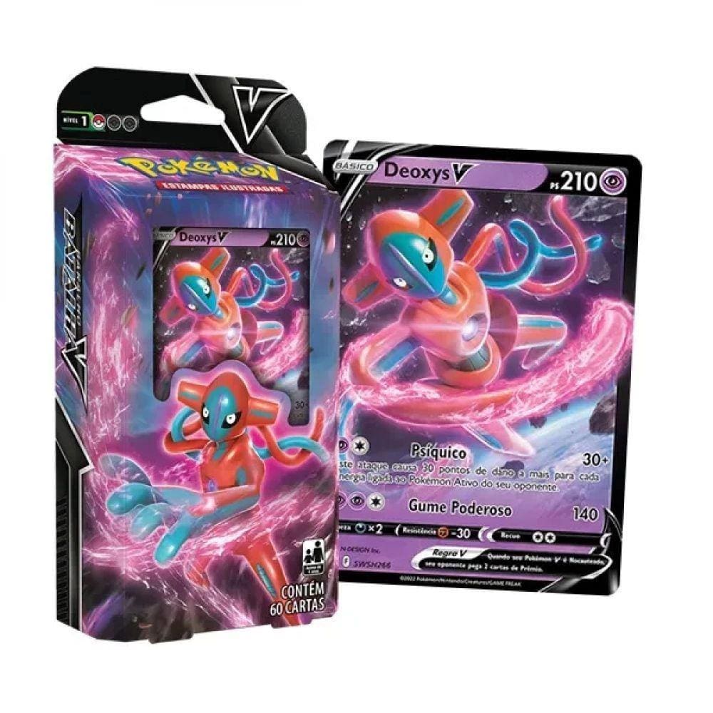 Starter Deck Baralho Cartas Pokémon Deoxys V COPAG