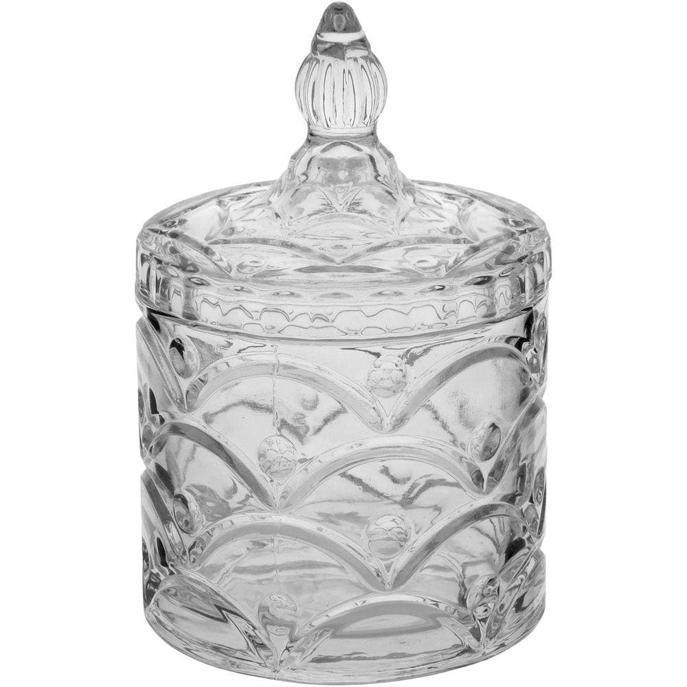 POTICHE 16x10x10cm VIDRO TRANSP