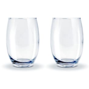 Conjunto 2 Copos Vidro Bellagio 450ml Grande Transparente