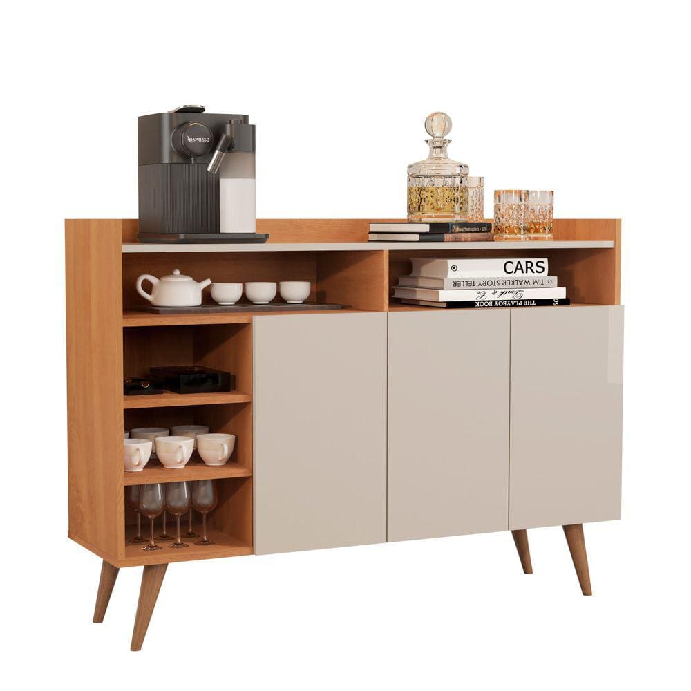 Buffet Cantinho do Café Celta Aparador 3 Portas Off White Giga Móveis