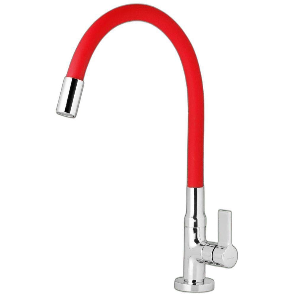 Torneira Cozinha Bancada Marchezan Gourmet Color Vermelha 22