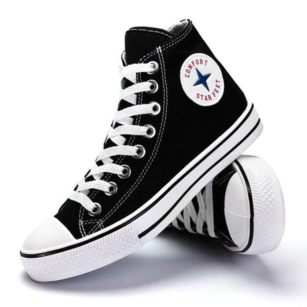 Tenis Masculino Casual Cano Medio Star Macio