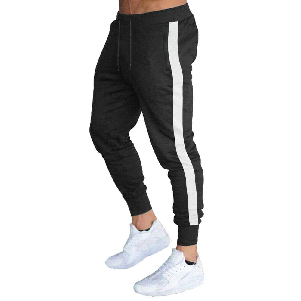 Calça De Moletom Slim Jogger Listra Masculino - M14