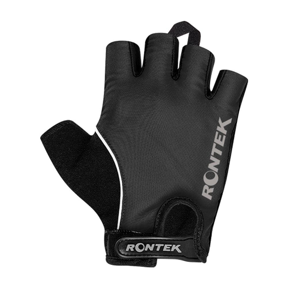 Luva Rontek RT-10 de Ciclismo Dedo curto Preto