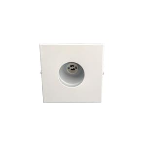 Plafon Semi Embutido 1xMr16 Branco Texturizado