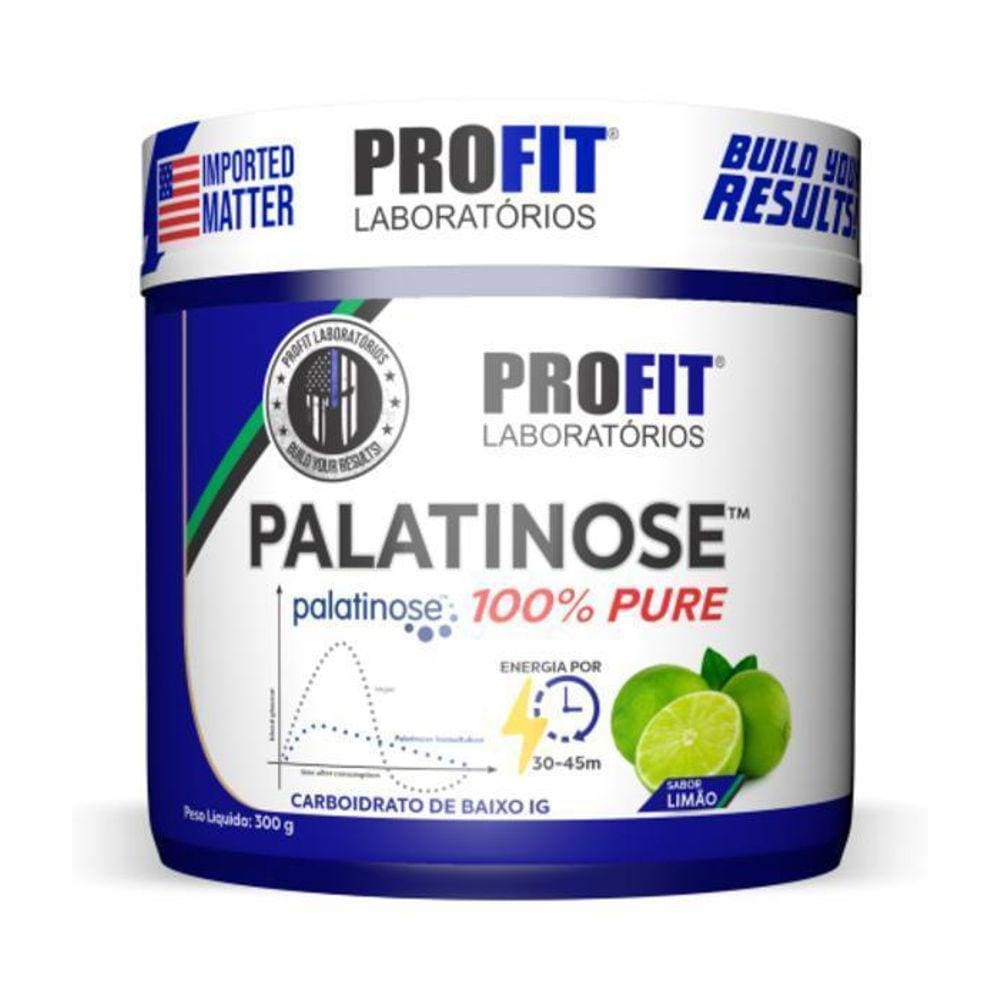 Suplemento Palatinose 100% Pure Limão 300G - Profit Labs