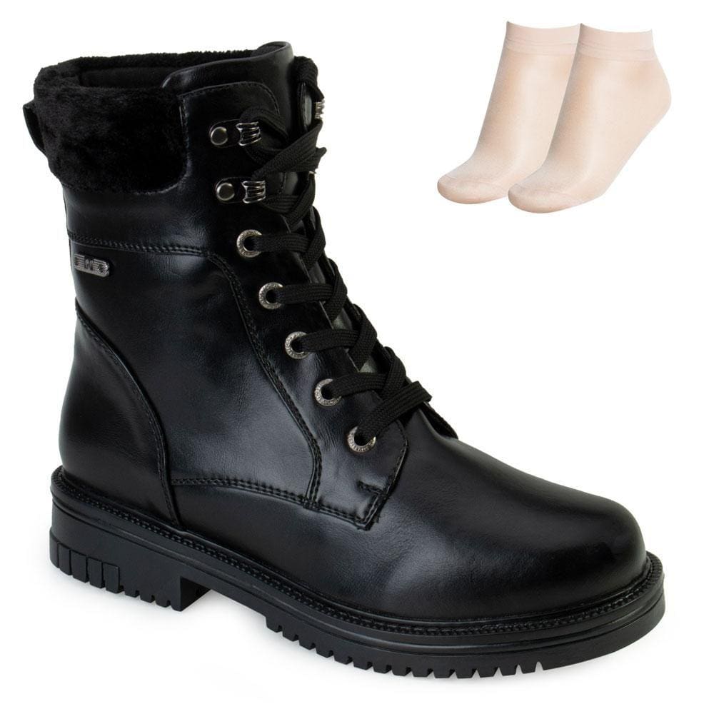 Bota Coturno Pink Moon e Meia MC23-72192