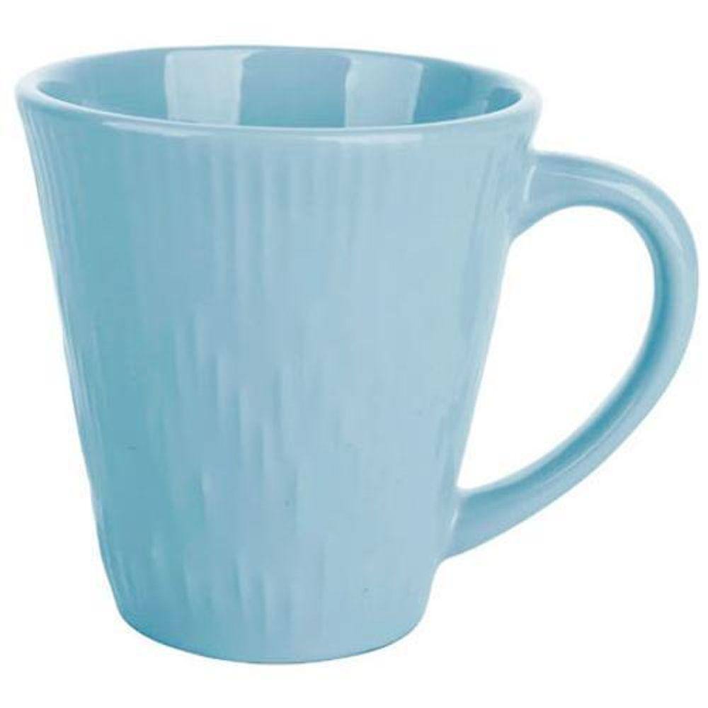 Caneca De Porcelana Melanie Azul 400 Ml