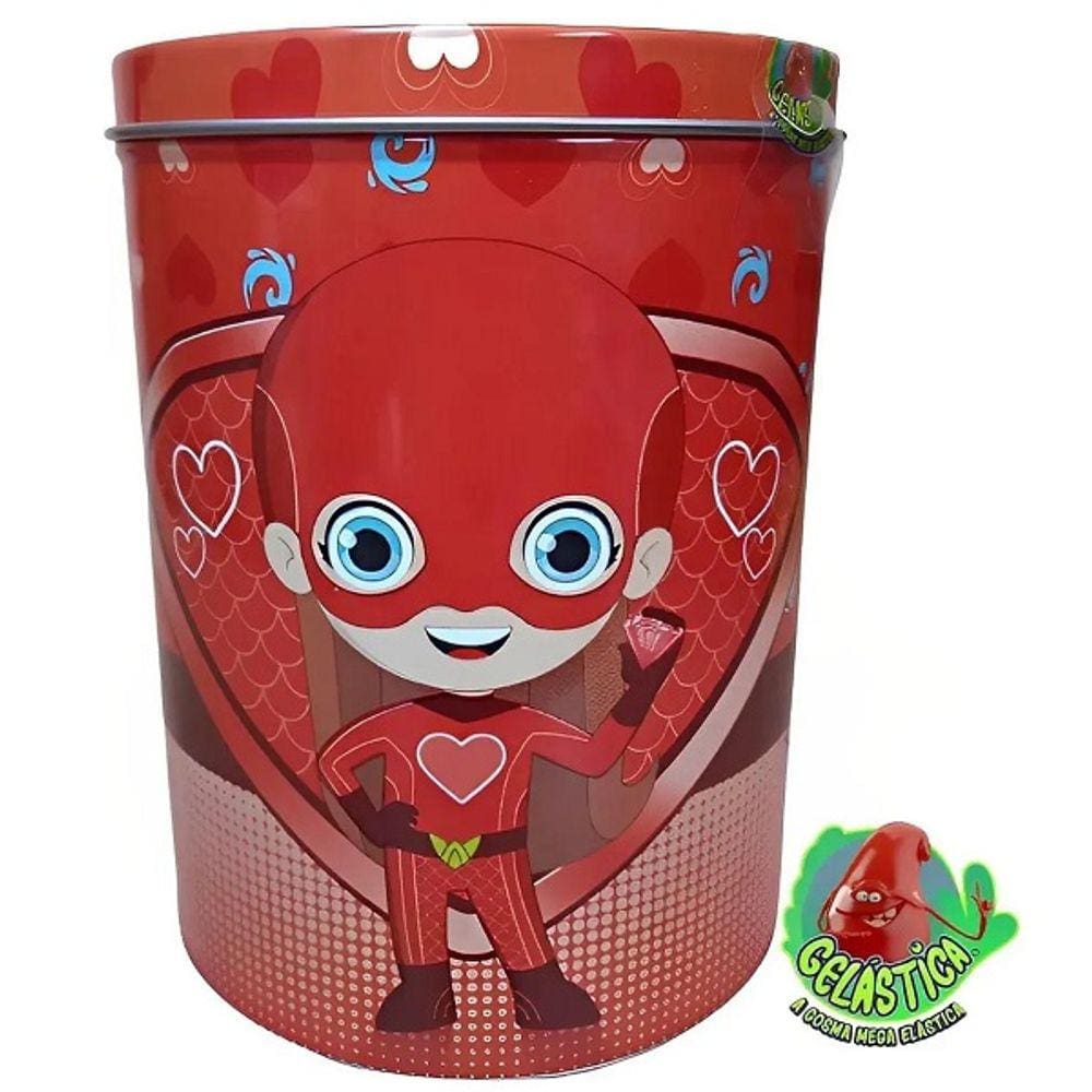 Latão Mega Bolha 1KG Slime Aventureiros Luccas Neto Gelastica Vermelha