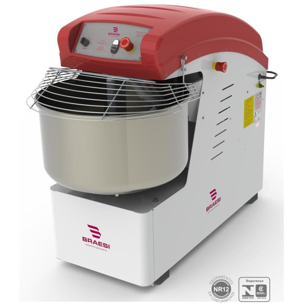 Amassadeira Espiral AES-40/1 -2v ST 220V 50-60Hz Braesi