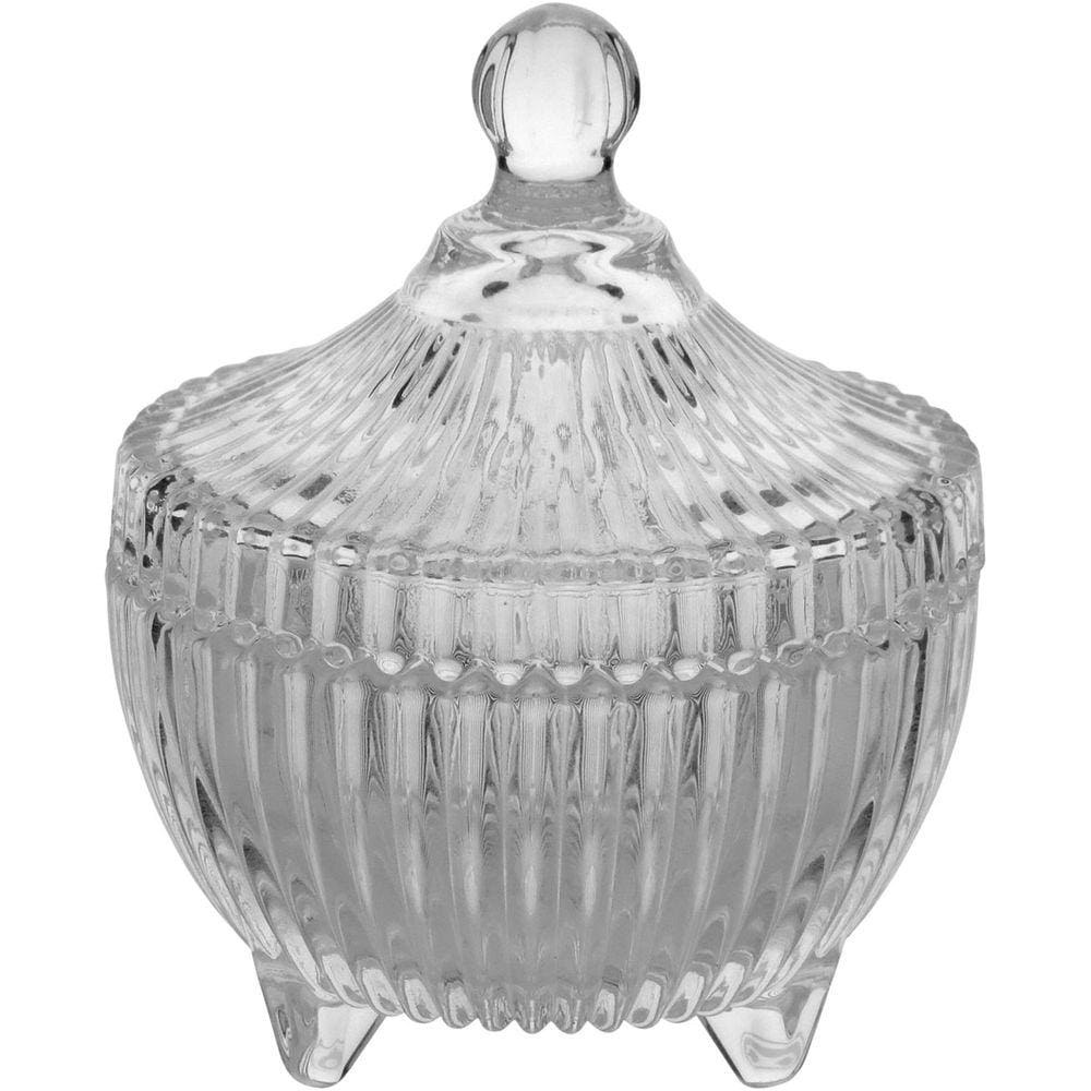 MINIE POTICHE 12x9x9cm VIDRO TRANSP