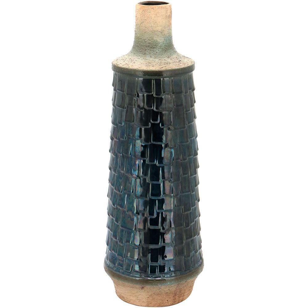 HOME&CO MERLION GARRAFA DECORATIVA 22x26x26cm CERÂMICA AZUL