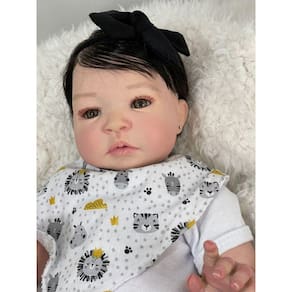 Bebê Reborn  Boneca Menina Realista Pode Tomar Banho