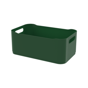 Caixa Organizadora Coza Fit Grande 30,5 x 18,5 x 12 cm Verde Palm