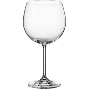 BOHEMIA GASTRO TAÇA VINHO 20x10x10cm 600ml CRISTAL TRANSP 6PÇ