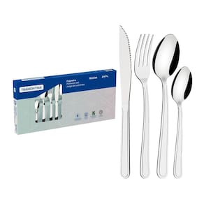 Faqueiro 24 Peças Tramontina 23799071 Búzios Aço Inox